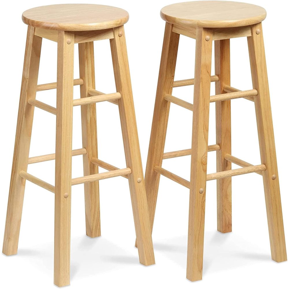 Home Bar And Counter - 29 Inch Tall Classic Round Seat