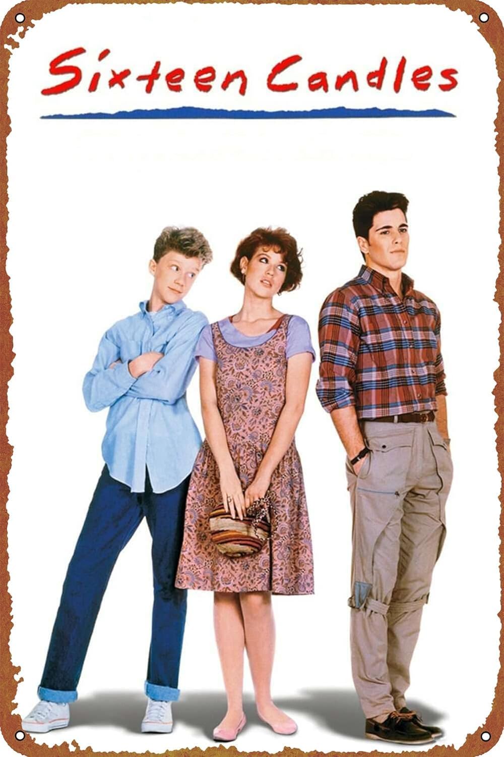 Home Bar And Restaurant - Sixteen Candles Movie Poster Vintage Tin