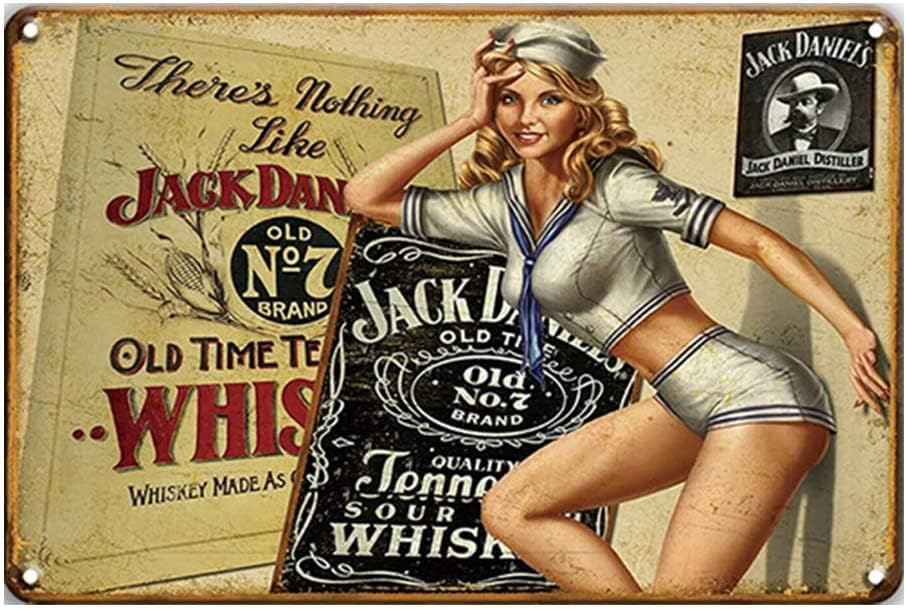 Home Bar And Coffee - n1,Vintage Metal Tin Sign Whiskey Bar