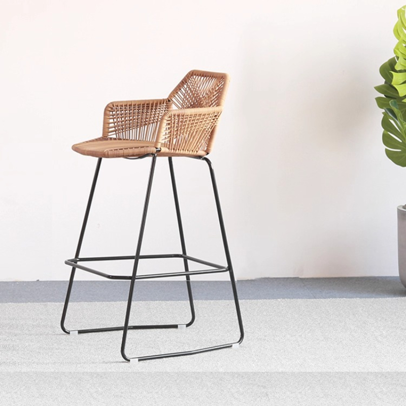 Scandinavian Rattan Bar Stool  – Home Bar Lounge Bewertung und Preis