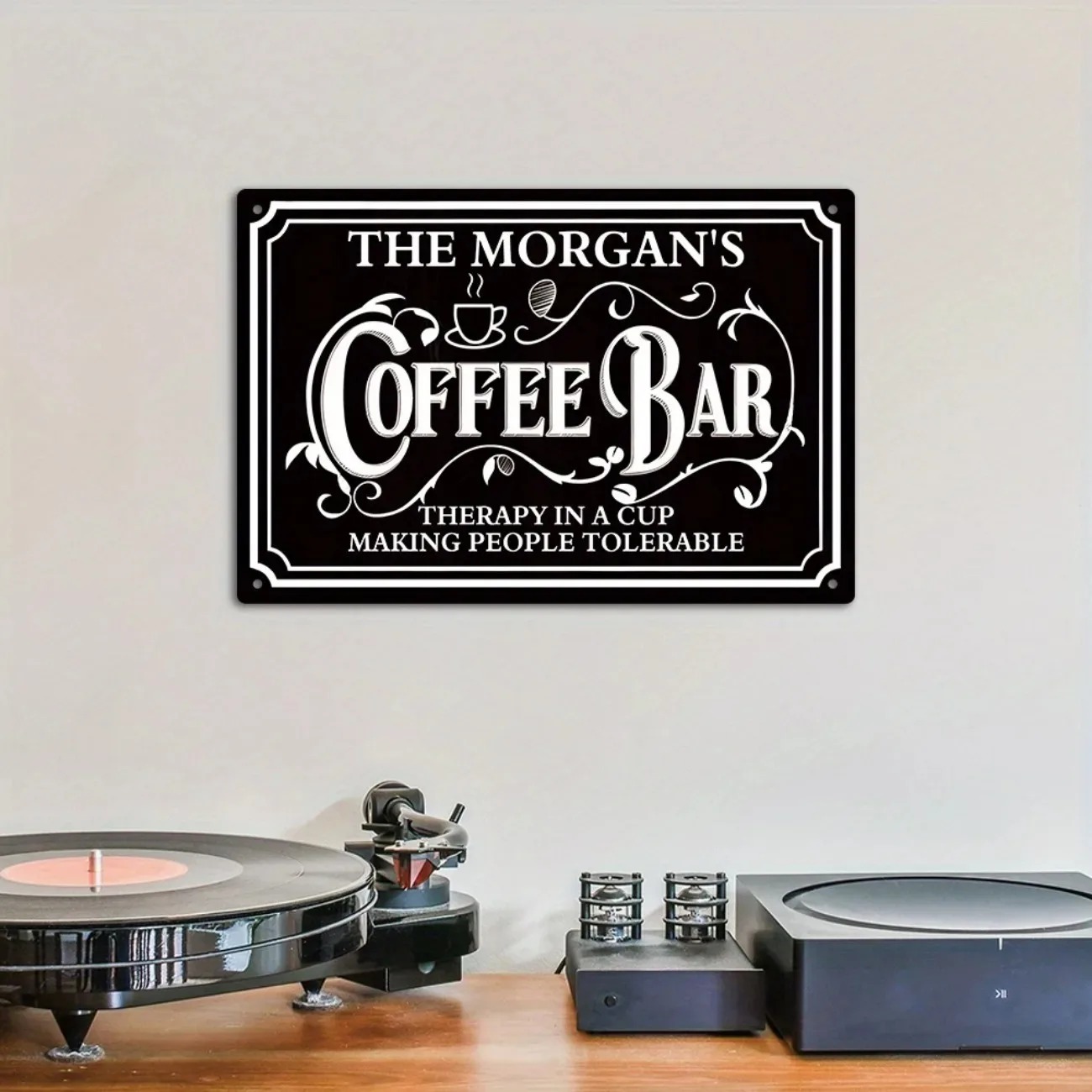 1PC Custom Text The Morgan's C – Home Bar And Kitchen Bewertung und Preis