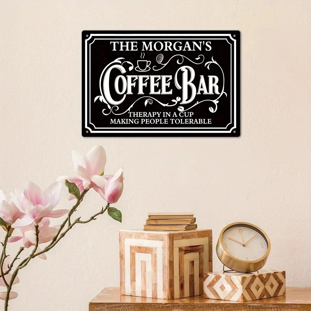 1PC Custom Text The Morgan's C – Home Bar And Kitchen Bewertung und Preis