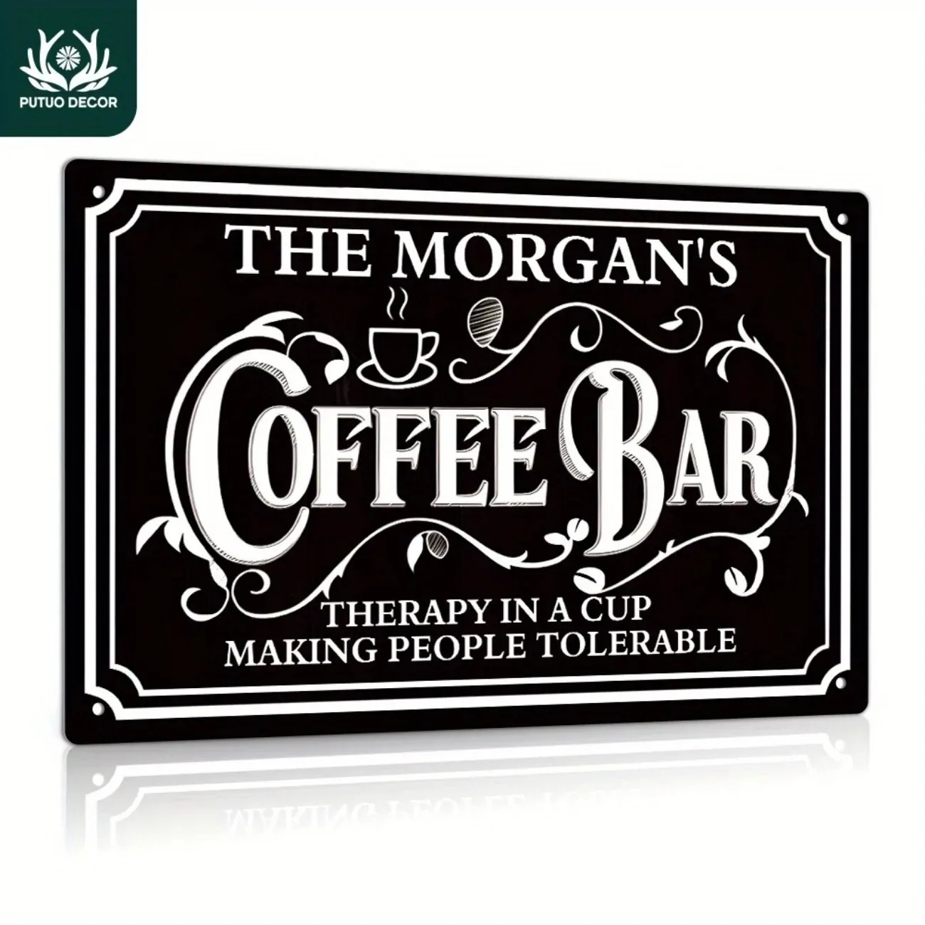 1PC Custom Text The Morgan's C – Home Bar And Kitchen Bewertung und Preis