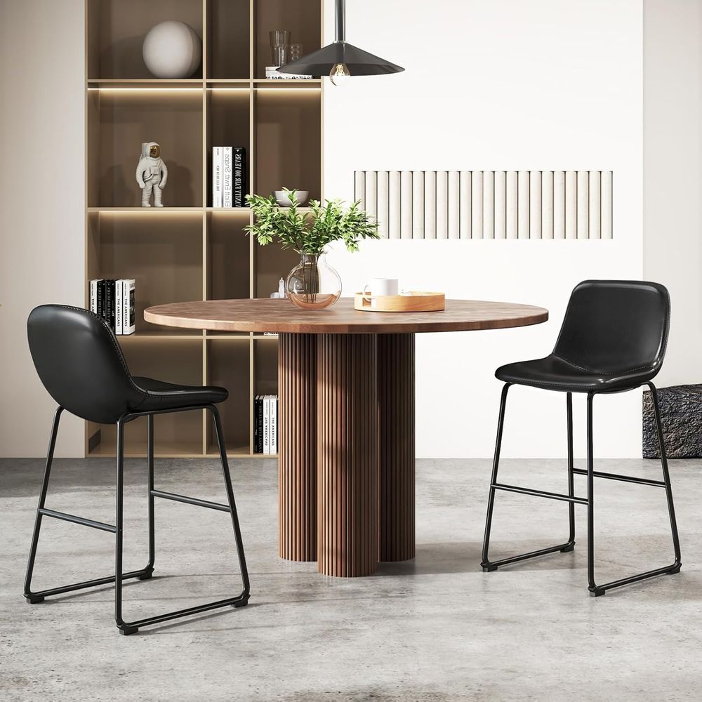 4-Piece Leather Dining Chairs  – Home Bar And Counter Bewertung und Preis