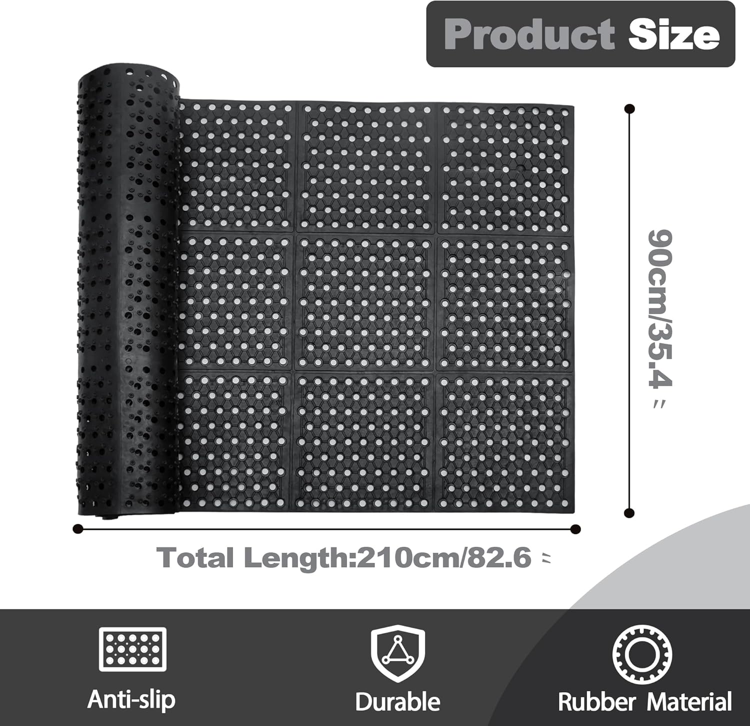 Commercial Anti-Fatigue Draina – Bar Mat Rubber Bewertung und Preis