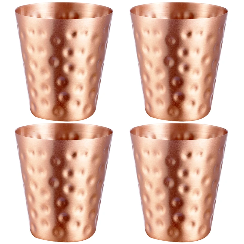 4Pcs New 100% Copper Cups Pure – Mule Copper Mug Bewertung und Preis