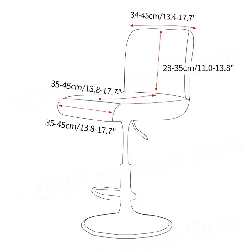 Jacquard Bar Stool Chair Cover – Home Bar Lounge Bewertung und Preis