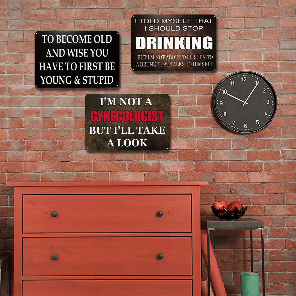 Stylish Iron Drawing Metal Sig – Home Bar And Coffee Bewertung und Preis