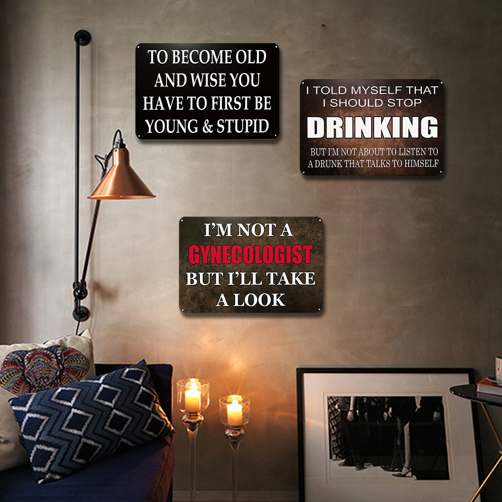 Stylish Iron Drawing Metal Sig – Home Bar And Coffee Bewertung und Preis