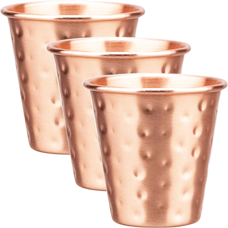 3Pcs New 60ml 100% Copper Cups – Mule Copper Mug Bewertung und Preis