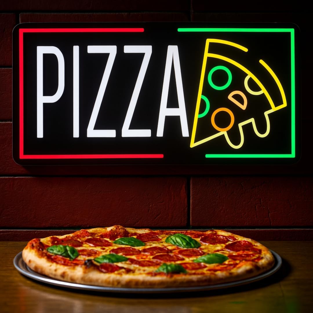 Pizza Neon Sign Business USB L – Home Bar And Kitchen Bewertung und Preis