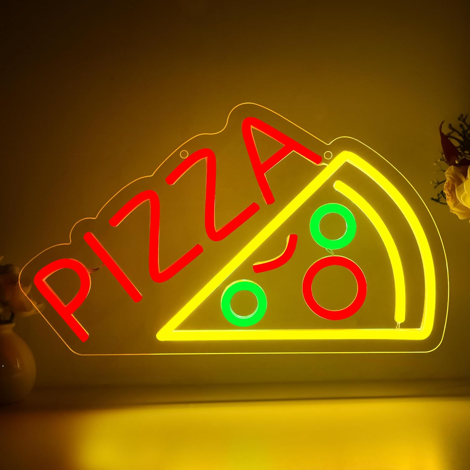 Pizza Neon Sign Business USB L – Home Bar And Kitchen Bewertung und Preis