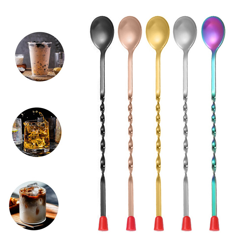 100Pcs/Lot Stainless Steel Twi – Bar Spoon Twisted Bewertung und Preis