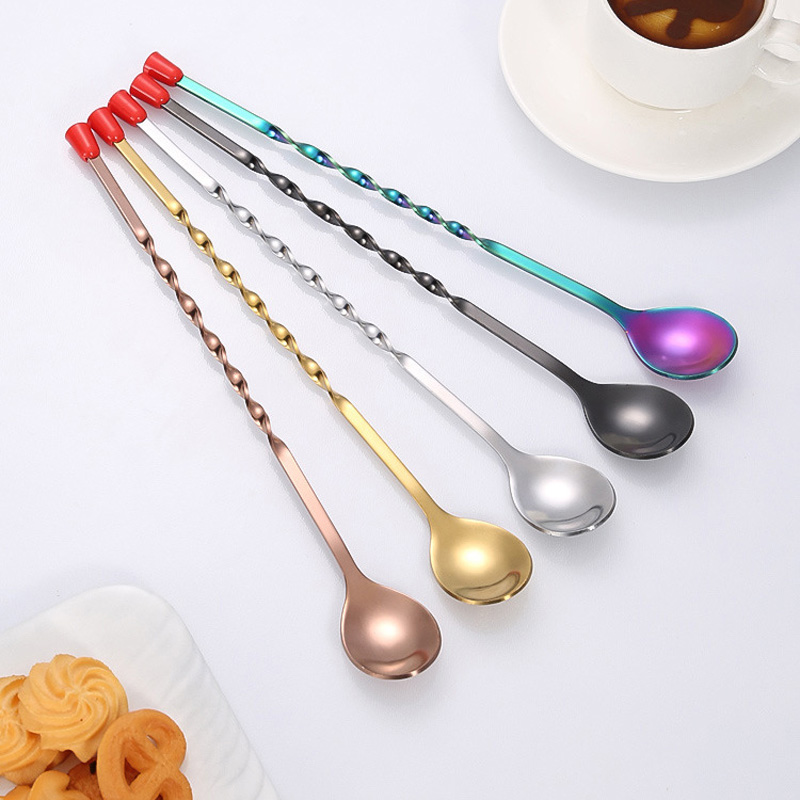 100Pcs/Lot Stainless Steel Twi – Bar Spoon Twisted Bewertung und Preis