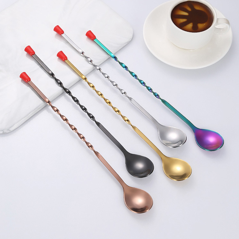 100Pcs/Lot Stainless Steel Twi – Bar Spoon Twisted Bewertung und Preis