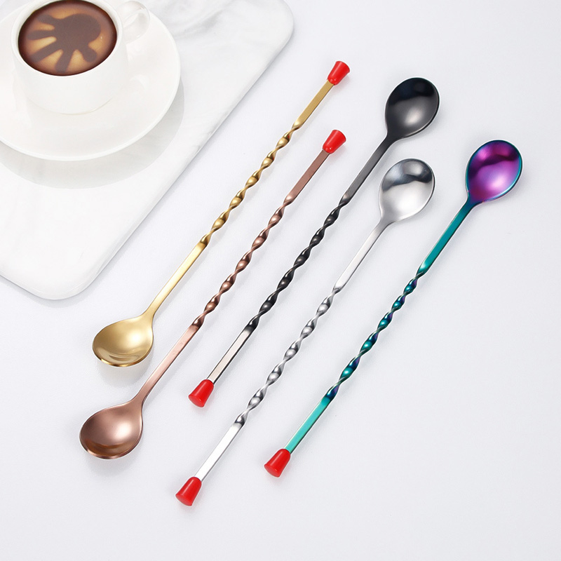 100Pcs/Lot Stainless Steel Twi – Bar Spoon Twisted Bewertung und Preis