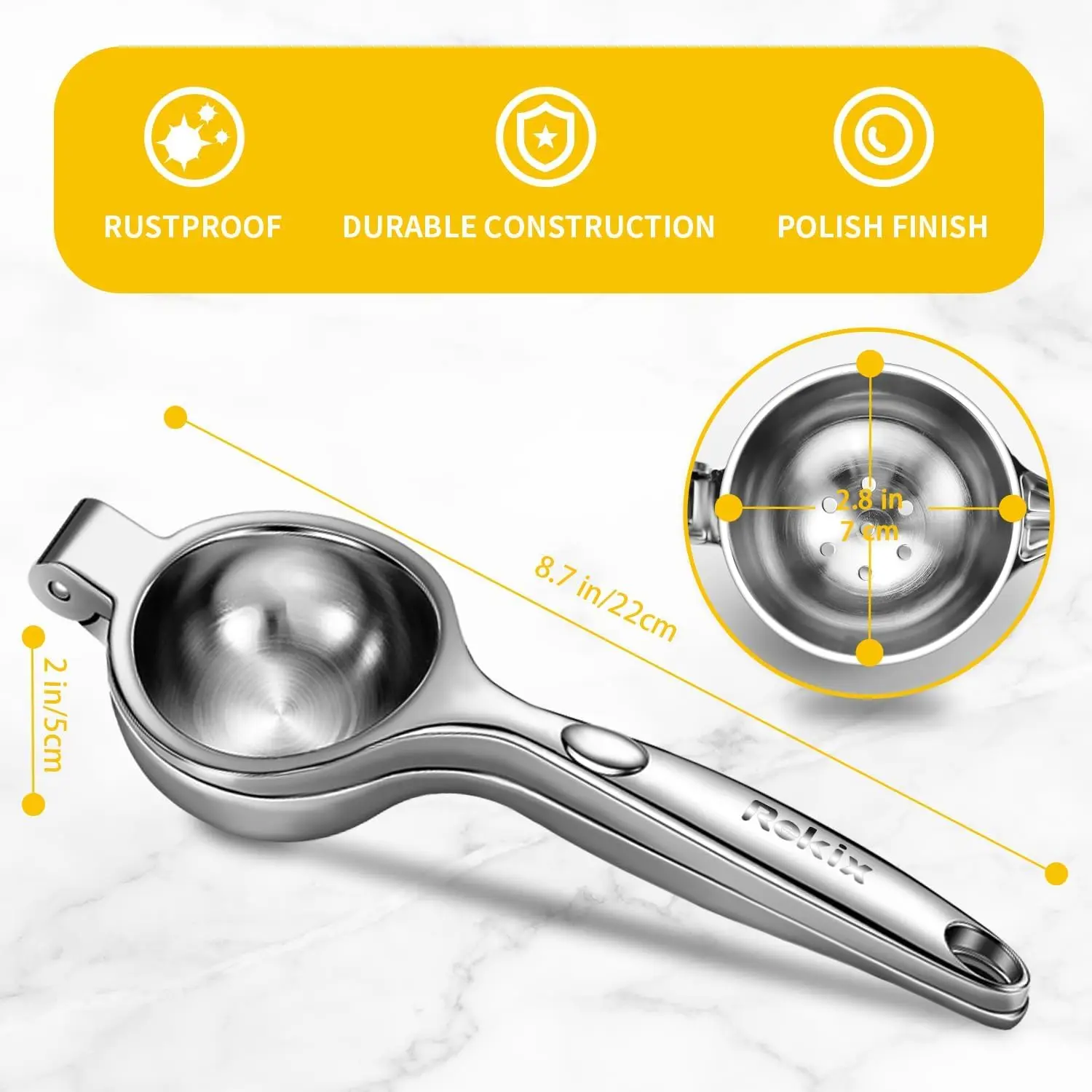 Handheld Citrus Juicer, Heavy  – Citrus Juicer Bar Bewertung und Preis