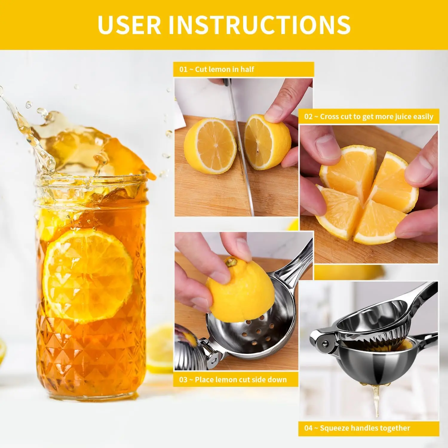 Handheld Citrus Juicer, Heavy  – Citrus Juicer Bar Bewertung und Preis