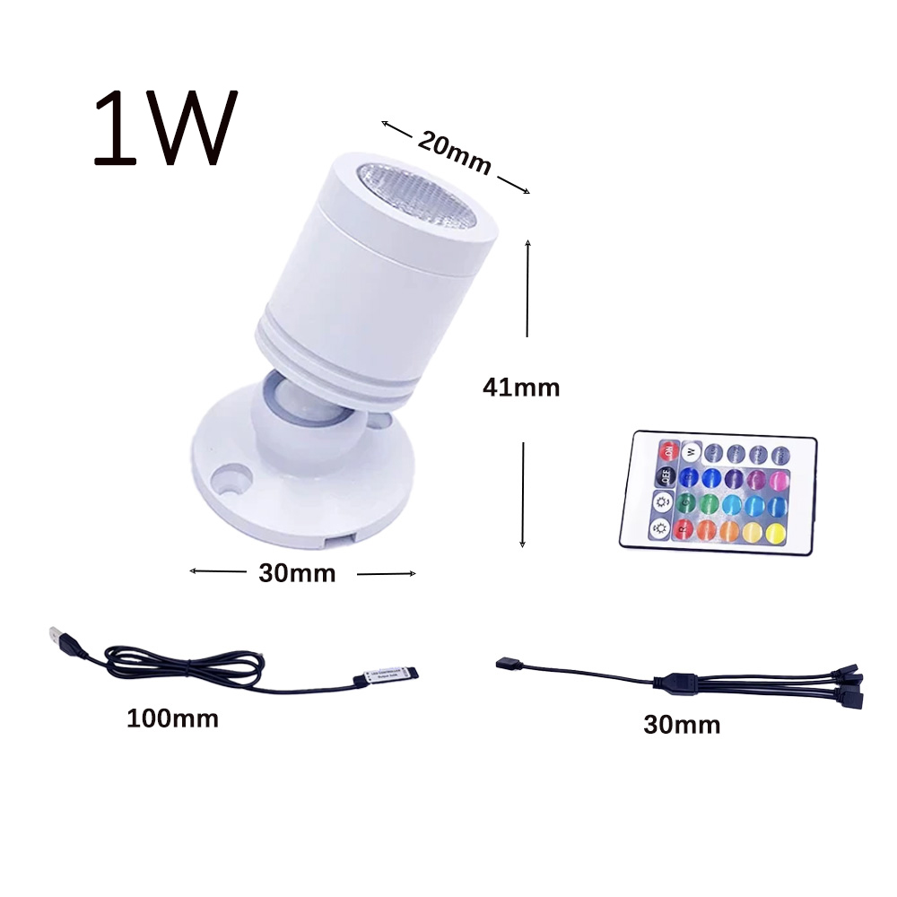 USB 5V RGB Mini LED Spotlight  – Home Bar And Counter Bewertung und Preis