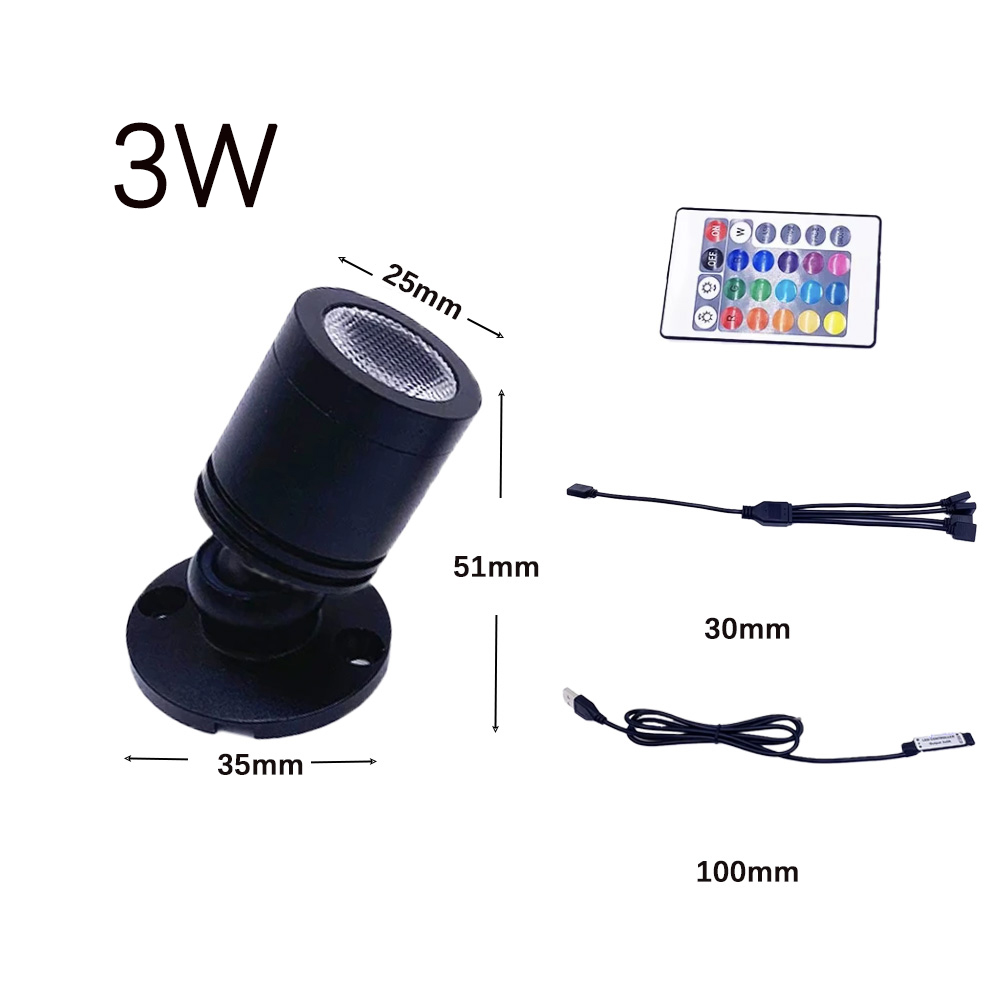 USB 5V RGB Mini LED Spotlight  – Home Bar And Counter Bewertung und Preis