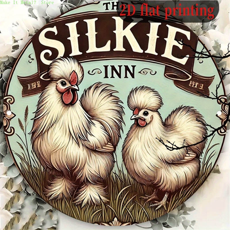 Vintage The Silkie Inn Round T – Home Bar And Kitchen Bewertung und Preis