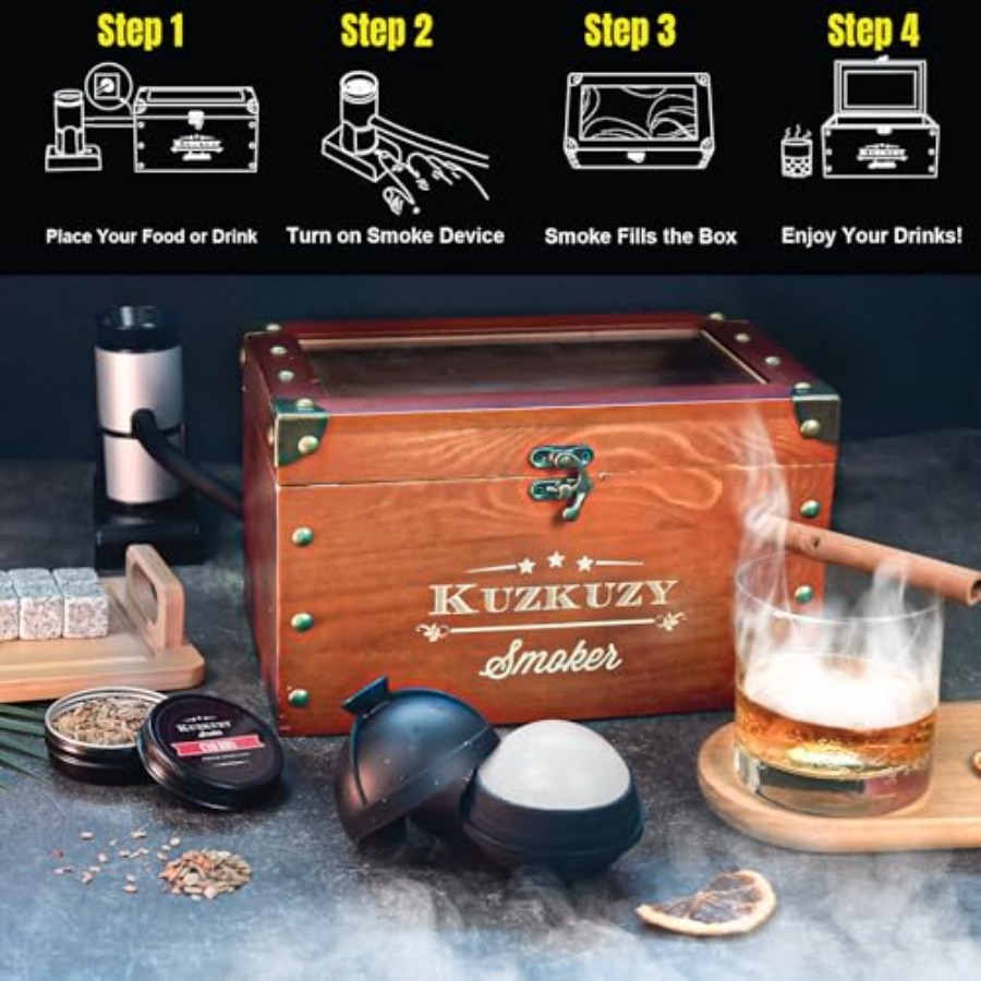 Cocktail Smoker Kit - Whiskey  – Smoking Gun Kit Bewertung und Preis