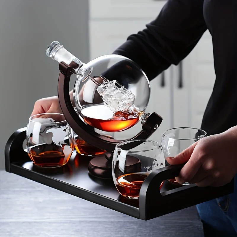 Globe Shaped Whiskey Decanter  – Decanter Globe Set Bewertung und Preis