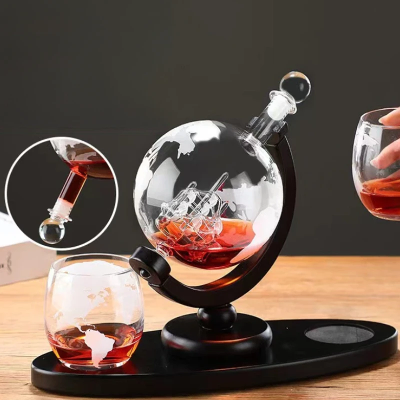 Globe Shaped Whiskey Decanter  – Decanter Globe Set Bewertung und Preis