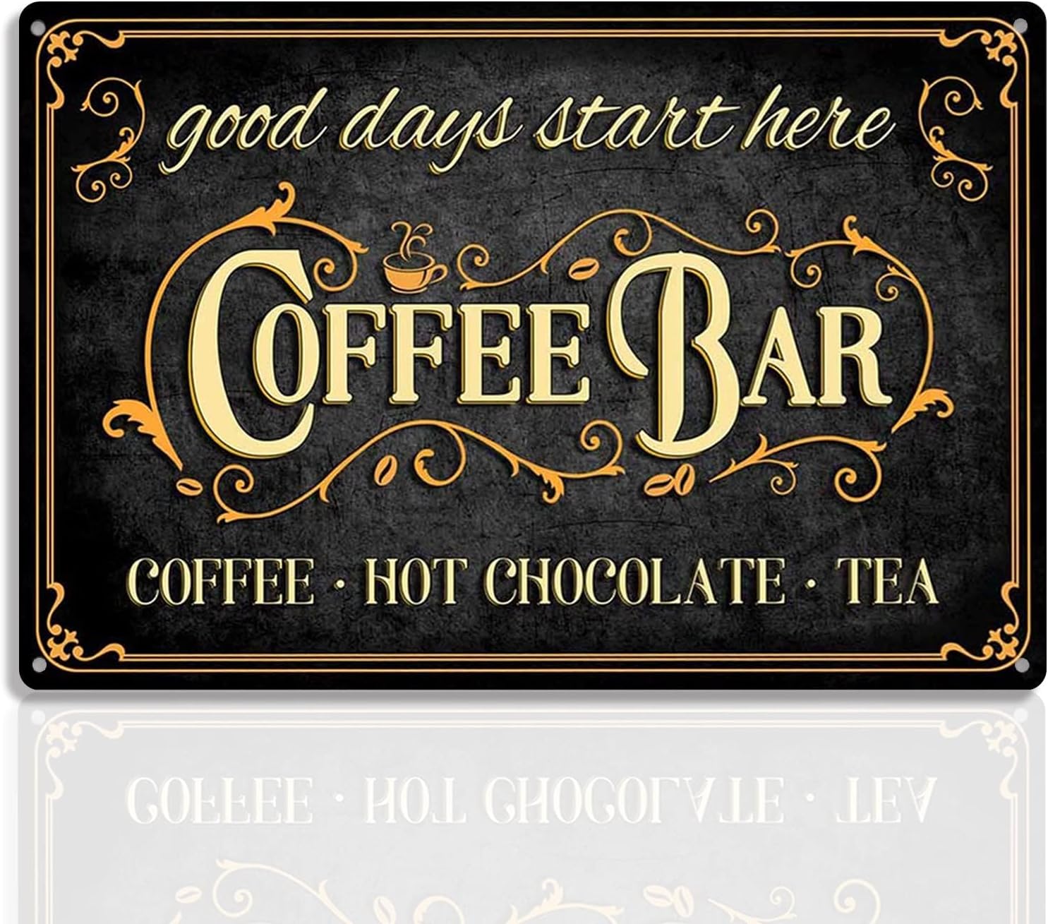 u1,Coffee Bar Sign Hot Chocola – Home Bar And Coffee Bewertung und Preis
