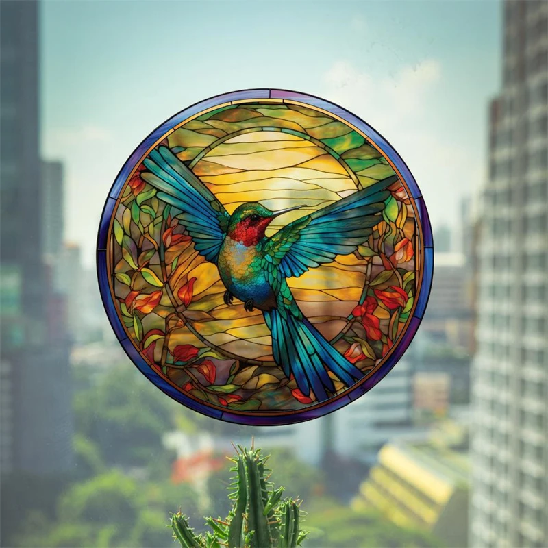 Retro Colorful Stained Humming – Old Fashioned Glass Bewertung und Preis