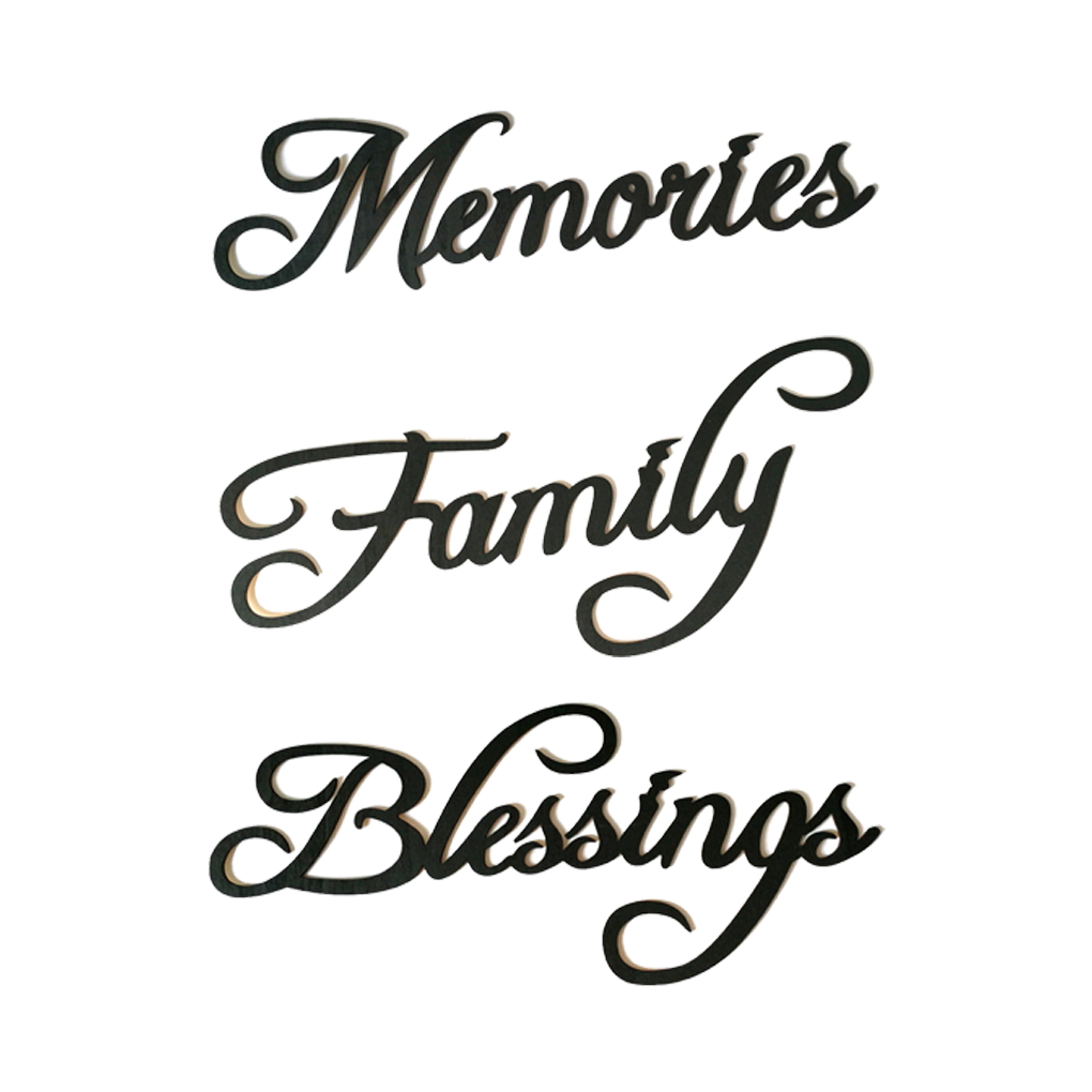 Family Memories Blessings Lett – Home Bar Word Bewertung und Preis