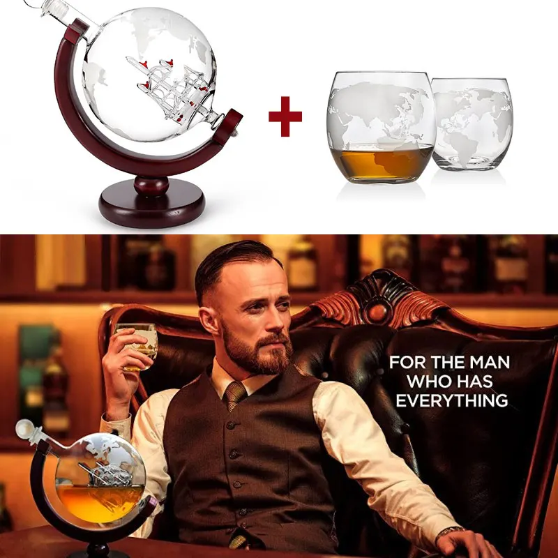 Whiskey Glass Set Crystal Glob – Decanter Globe Set Bewertung und Preis