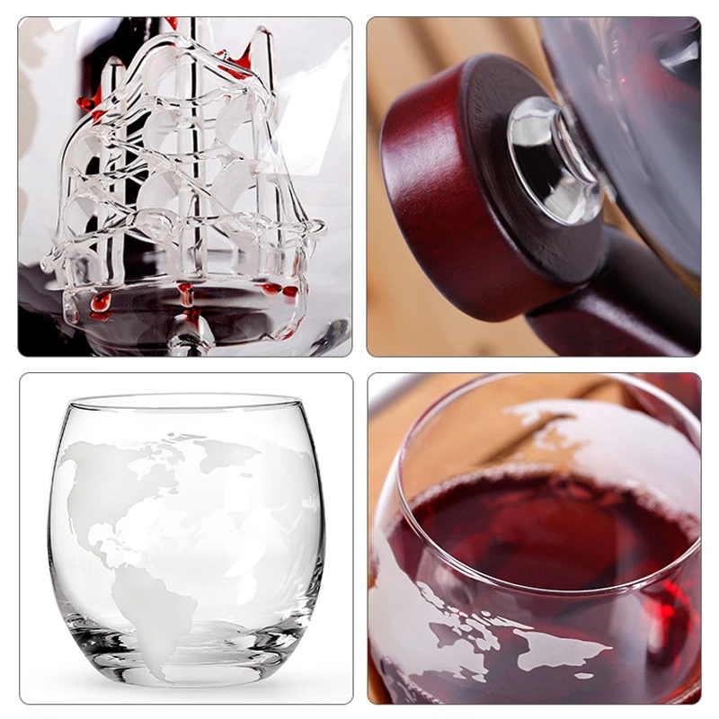 Whiskey Glass Set Crystal Glob – Decanter Globe Set Bewertung und Preis