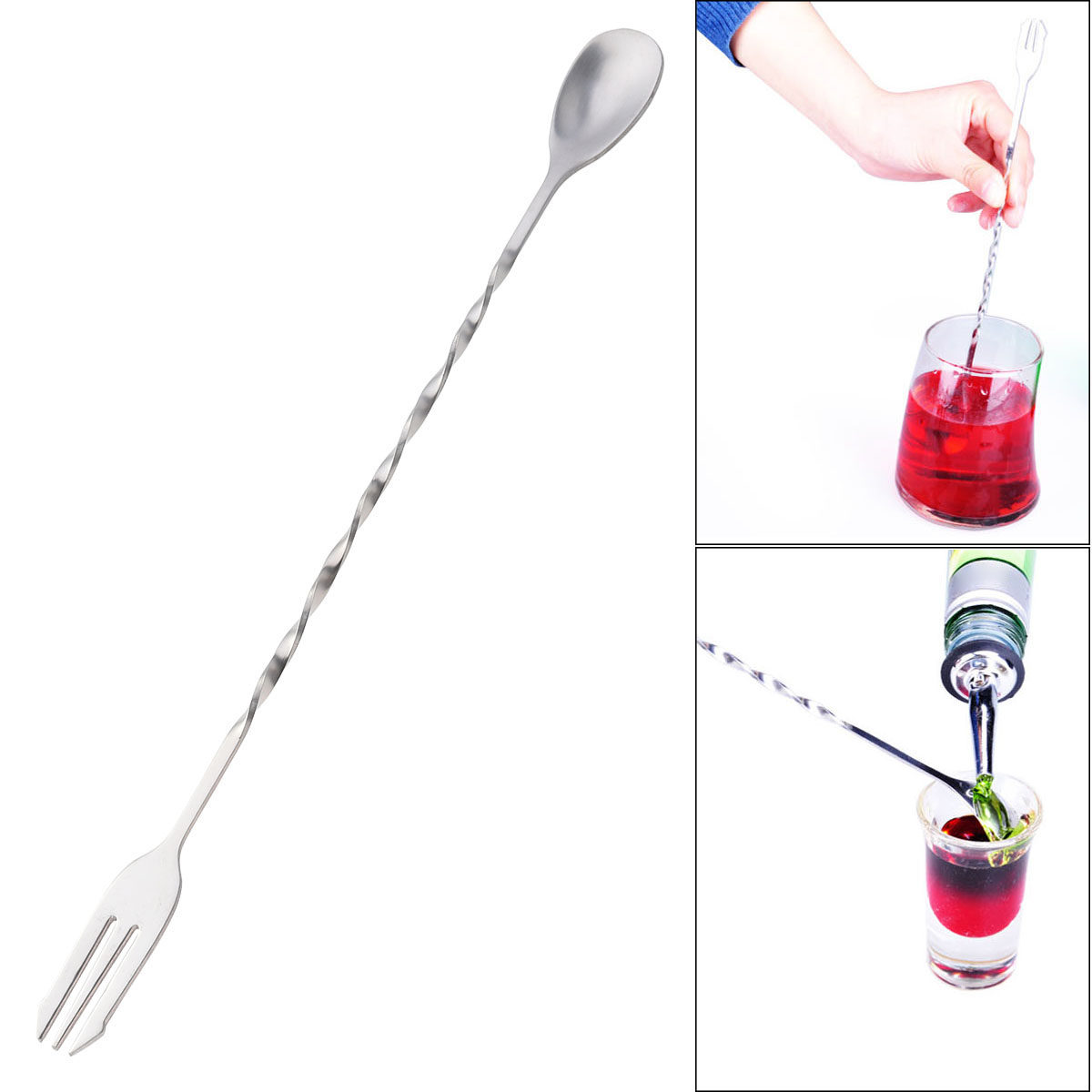 Professional 304 Stainless Ste – Bar Spoon Twisted Bewertung und Preis