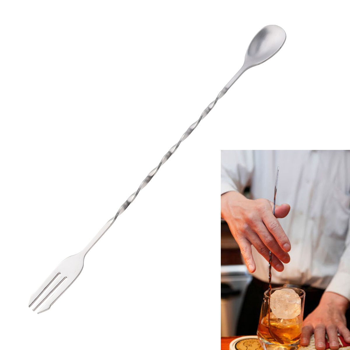 Professional 304 Stainless Ste – Bar Spoon Twisted Bewertung und Preis