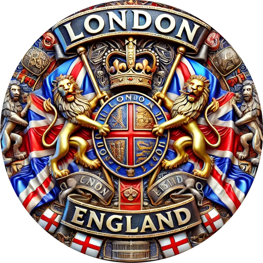 'Tudor Heraldry Relic' Enamel  – Home Bar Lounge Bewertung und Preis