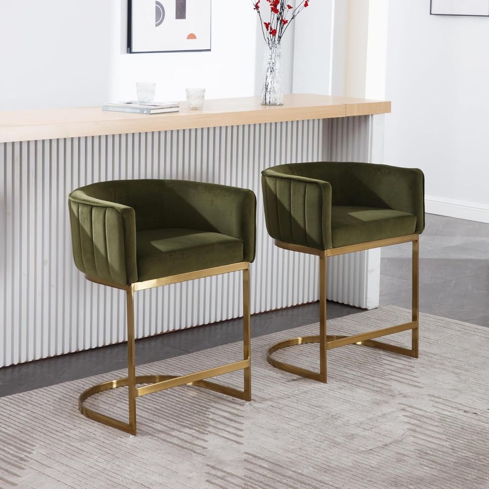 24 Velvet Upholstered Counter  – Home Bar And Counter Bewertung und Preis