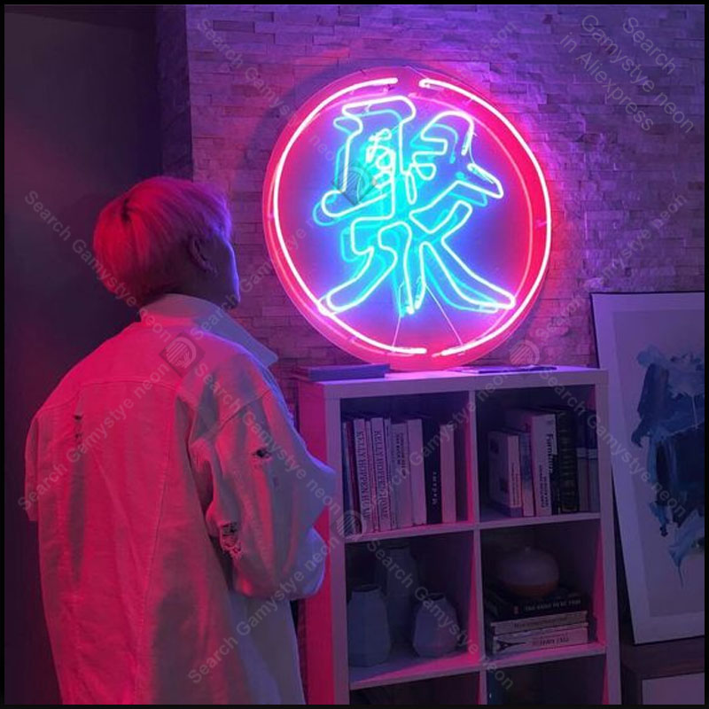Chinese Word for Party Neon Bu – Home Bar Word Bewertung und Preis