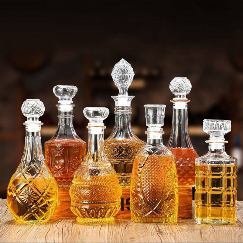 Luxury 500ML/1000ML Glass Liqu – Decanter Globe Set Bewertung und Preis