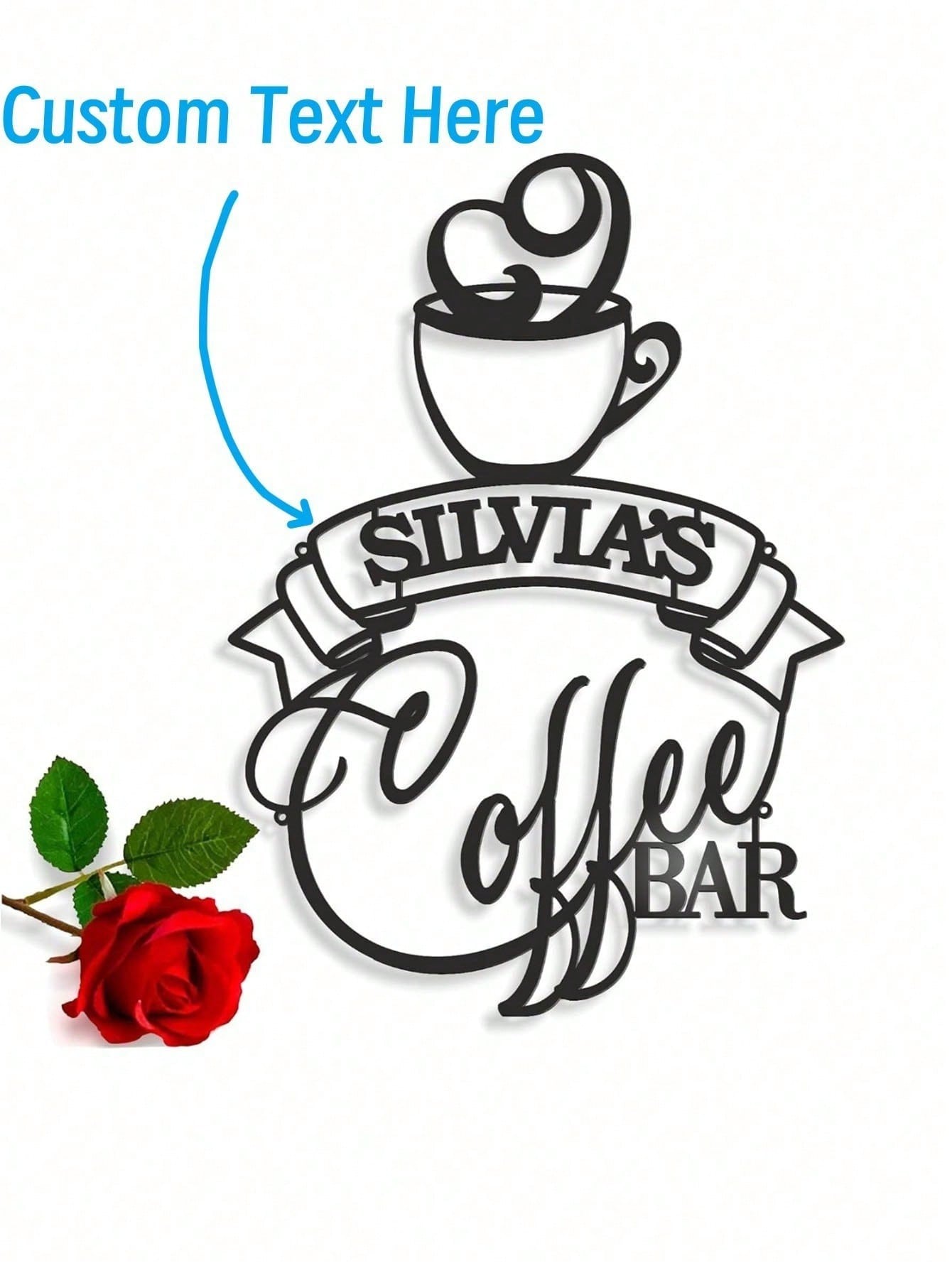 Metal Bar Sign Custom Name Cof – Home Bar And Coffee Bewertung und Preis