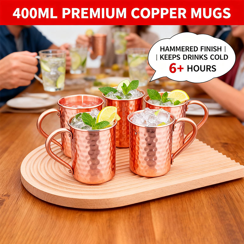 New 100% Copper Cups Pure Soli – Mule Copper Mug Bewertung und Preis