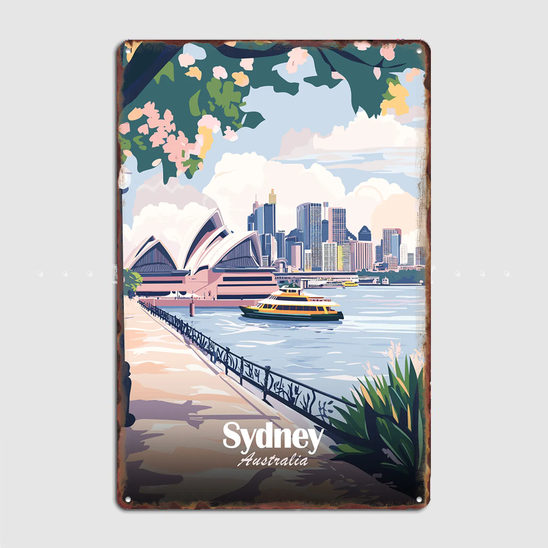 Sydney Australia Travel Poster – Home Bar Sydney Bewertung und Preis