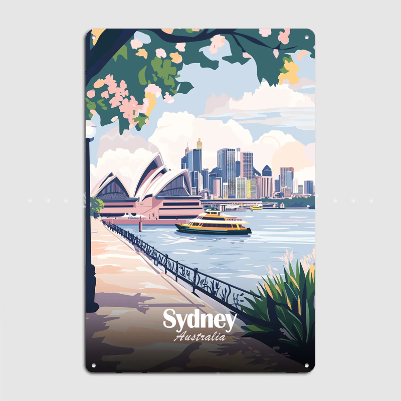 Sydney Australia Travel Poster – Home Bar Sydney Bewertung und Preis