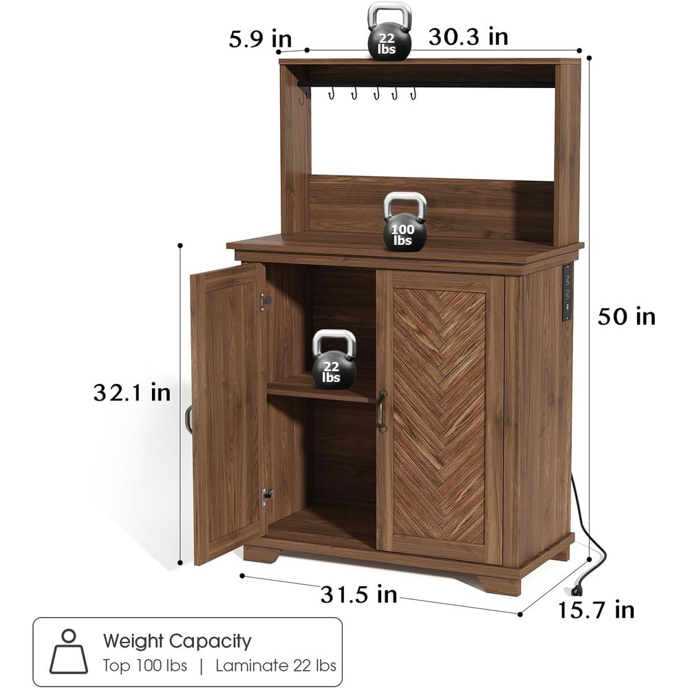 Coffee Bar Cabinet with Storag – Home Bar And Cabinet Bewertung und Preis