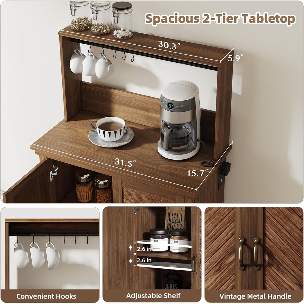 Coffee Bar Cabinet with Storag – Home Bar And Cabinet Bewertung und Preis