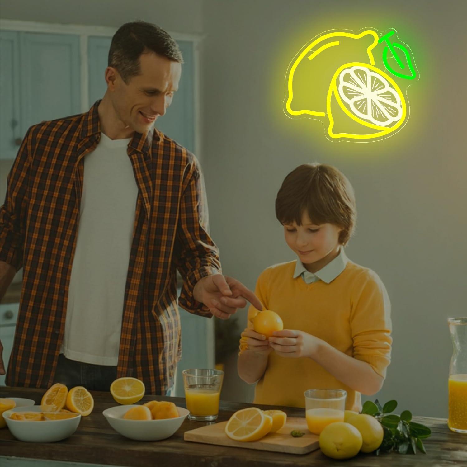 Lemon Neon Sign Dimmable LED L – Home Bar And Kitchen Bewertung und Preis