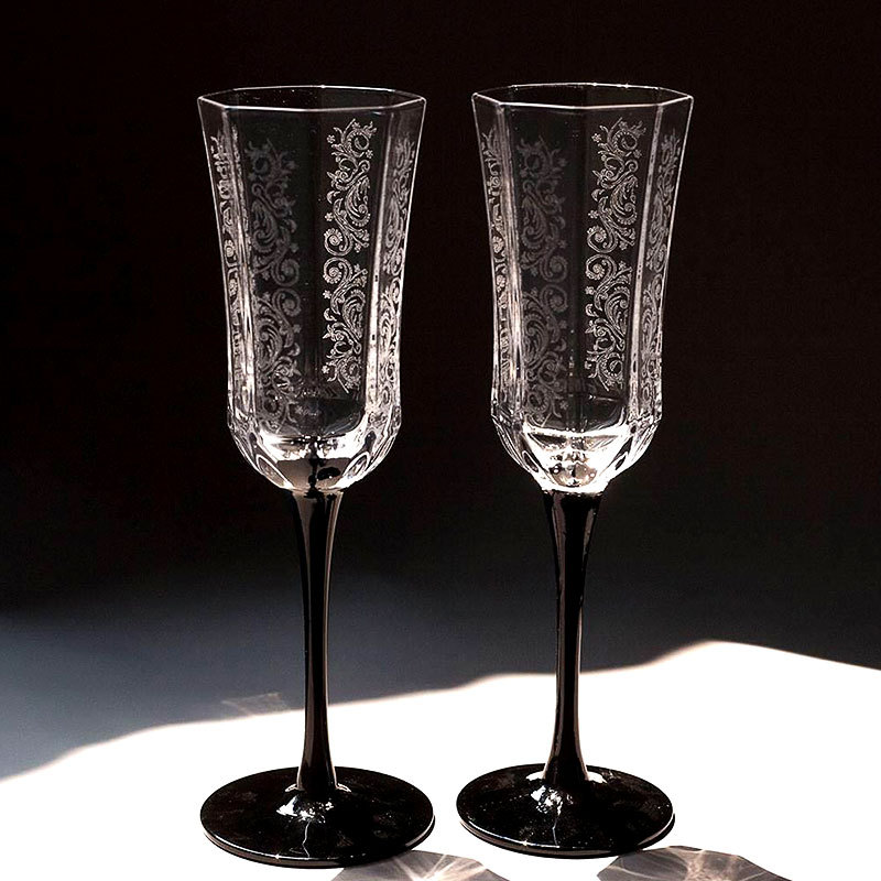 French Vintage Champagne Glass – Old Fashioned Glass Bewertung und Preis