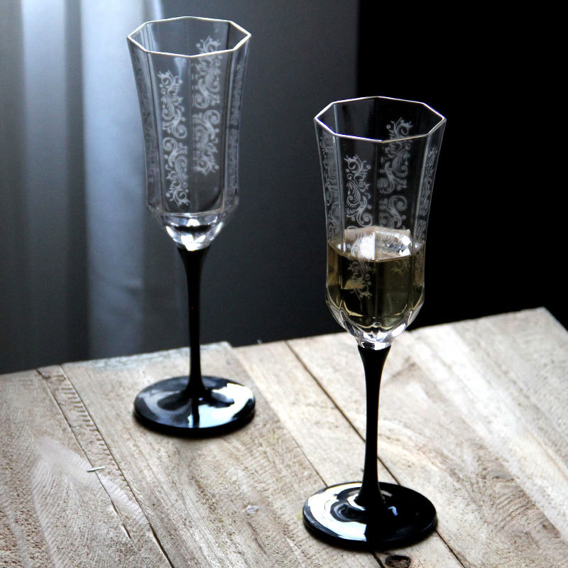 French Vintage Champagne Glass – Old Fashioned Glass Bewertung und Preis
