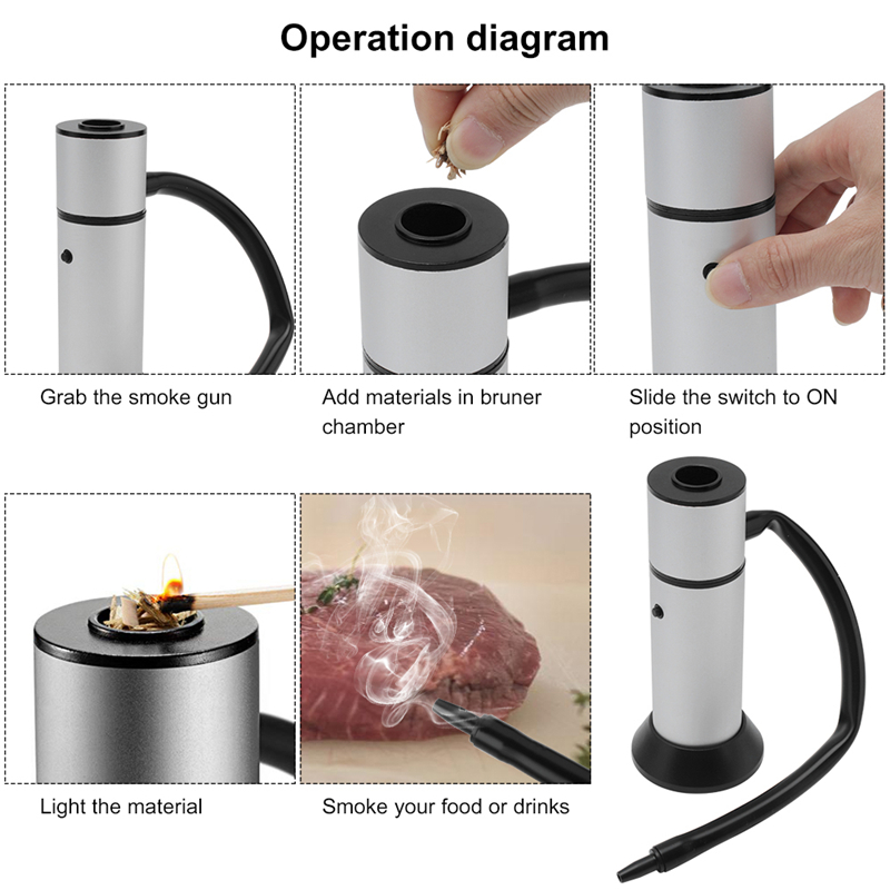 1 Set Food Cold Smoke Generato – Smoking Gun Kit Bewertung und Preis