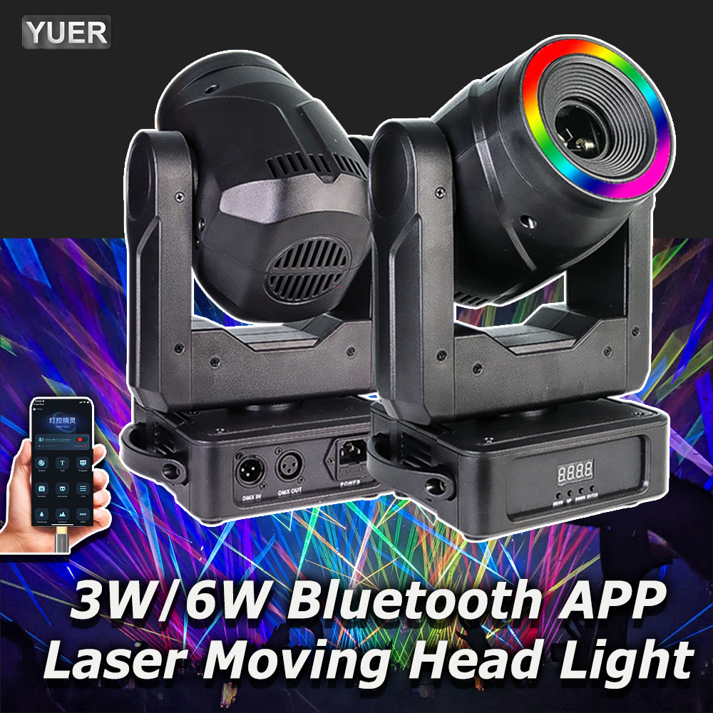 3W 6W RGB Laser Moving Head Li – Home Bar Android Bewertung und Preis